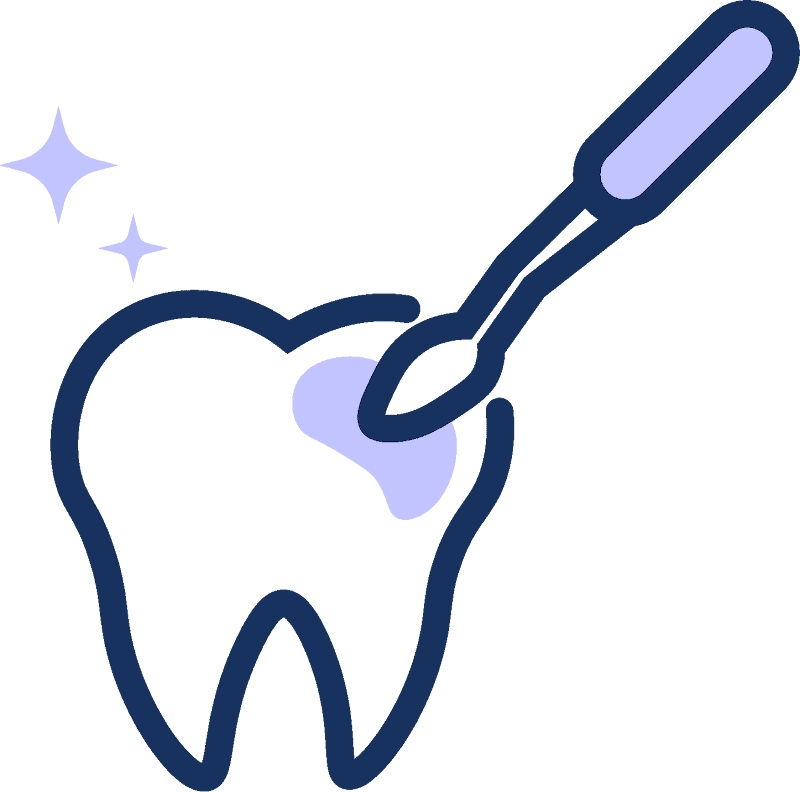 Curaciones y restauraciones dentales